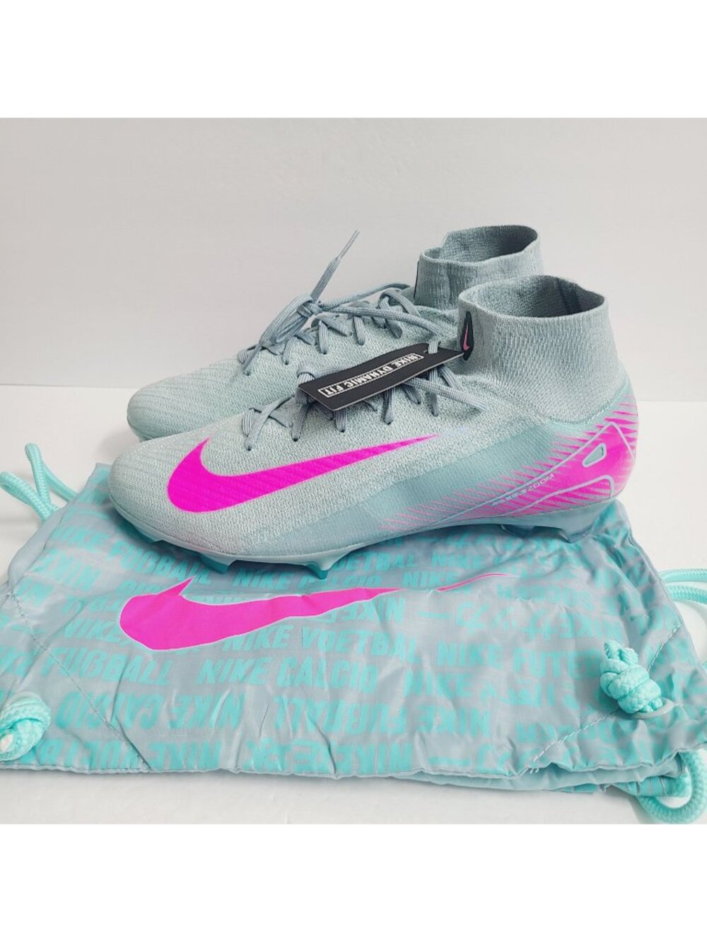 Nike Zoom Mercurial Superfly 10 Elite FG Soccer Cleats BAG FQ1454-301 Size 12